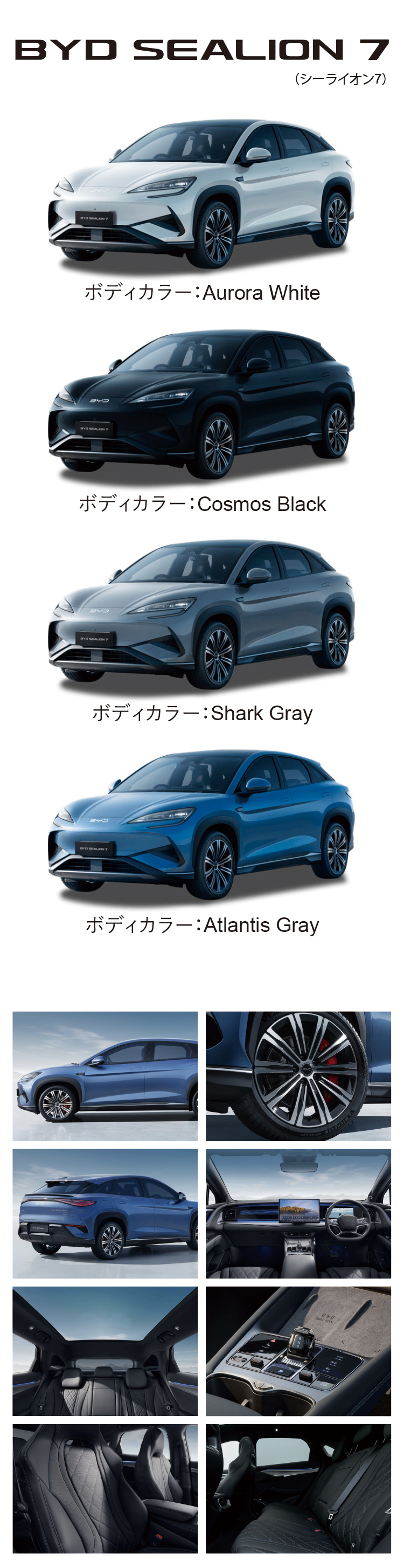 BYD,SEALION 7,シーライオン